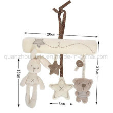 Custom Baby Stuffed Plush Bed Hanger Rabbit Doll Toy